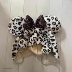 ミニー ファンキャップ ヒョウ柄