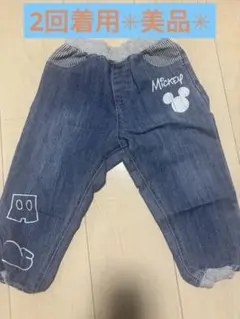 BABY DOLL ミッキー柄デニムパンツ