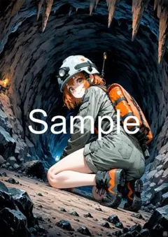 美女ポスター A4サイズアートポスター 1点もの 最高品質 I-B-３０