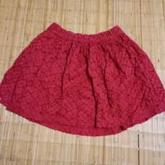 GAP KIDS 赤 レース スカート M 130cm