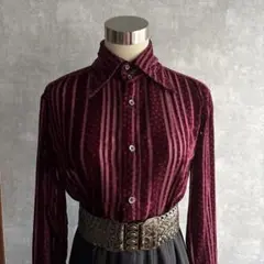 ベルベット シャツ