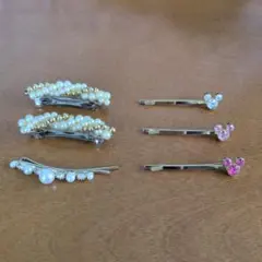 ストーン付ヘアピン　まとめ売り