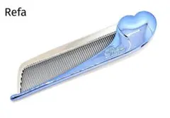 美品　Refa　リファ　ハートコーム アイラ　ヘアブラシ　ブルー