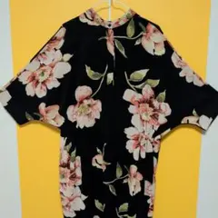 Bou Jeloud 七分袖ノーカラー ✿ スリットワンピース①
