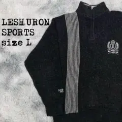 LESHURON SPORTS レシュロンスポーツ ハーフジップニットセーター
