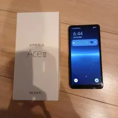 Sony Xperia ace Ⅲ ネイビー 本体 SOG08