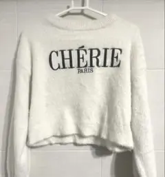 イング　セーター　ホワイト　モヘア