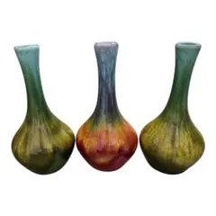 【ヴィンテージ】陶器製一輪挿し 3セット