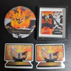 ヒロアカ　エンデヴァー　缶バッジ＆マグネット