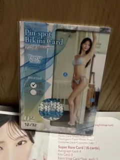 斎藤恭代 〜LUMINOUS 〜 トレーディングカード　ピンスポビキニカード③