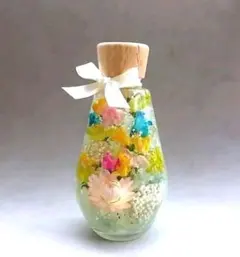 専用 ハーバリウム    スイート系 【カラフルスイートピーの春ボトル】