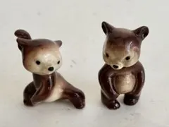 【①】HAGEN RENAKER ヘイゲンリネカー 子グマ アングリーベア 2匹