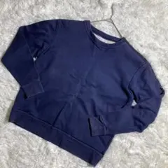 Adam et Rope ネイビー クルーネック スウェット　トレーナー　M