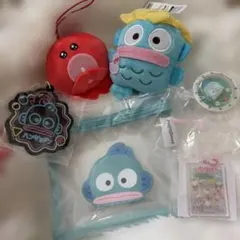 ハンギョドンミニぬいぐるみとポーチチャームセット