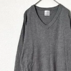 SUADONA ニット セーター 長袖 Ｖネック シンプル 大きめ ゆったり