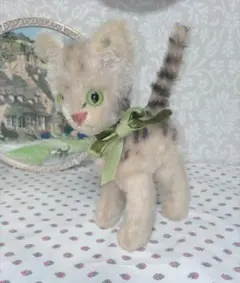 ヴィンテージ☆シュタイフ☆ネコのキティー☆グリーンのお目々 ヴィンテージ☆シュタイフ☆ネコのキティー☆グリーンのお目々 - メルカリ