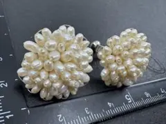M5767 淡水真珠　イヤリング　ヴィンテージ アクセサリー