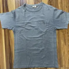 アメリカ製！GOODWEARポケットTシャツSグレー リバースウィーブのサムネイル