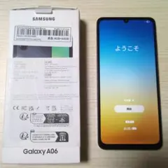 Samsung Galaxy A06 ブラック 4GB+64GB