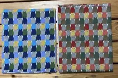 猫柄生地ハギレ ２色セット