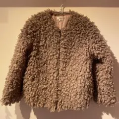 RIKKA ベージュ ボアジャケット