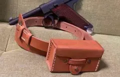 日本陸軍憲兵隊セット　南部ホルスター、拳銃弾薬盒＆ベルト、拳銃紐、腕章(副製品） 楽天市場】日本軍 ブローニング M1910 ホルスター 本革製 弾薬盒