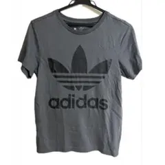 adidas アディダス トレフォイルロゴ 半袖Tシャツ グレー【美品】Sのサムネイル