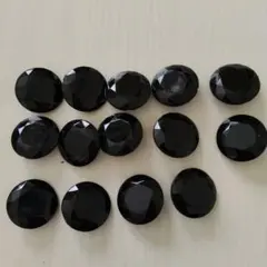 黒　ボタン 14個セット