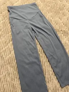 美品　マタニティパンツ　ブルー