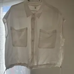 H&M ホワイト 半袖シャツ XL 新品未使用のサムネイル