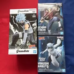 NARUTO はたけカカシ　うちはイタチ　薬師カブト　フィギュア 3体セット