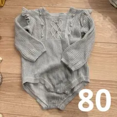 バースデイ mamaraku 80 ロンパース セーター