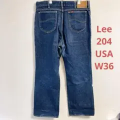 70s 80s Lee アメリカ製　204-0240 デニムパンツ　W36 米国