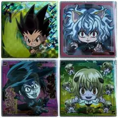 【4枚セット】ハンターハンター シールウエハース vol.9★ピトー・ゴン★新品