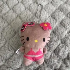 日焼けキティ ぬいぐるみマスコット