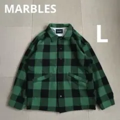 MARBLES ウール コーチジャケット バッファローチェック L メルオク