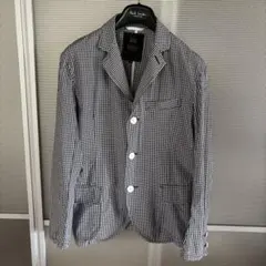 BEAMS サマージャケット　黒白チェックのサムネイル