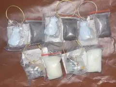 【正規品】うちのこのけだまだま　ハチワレ・三毛猫セット