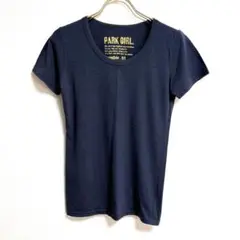 ✨良品✨ パークガール M Tシャツ クルーネック シンプル 無地 紺 着回し