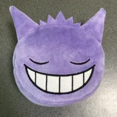 ポケットモンスター　顔型ミニポーチ　ゲンガー　目閉じ