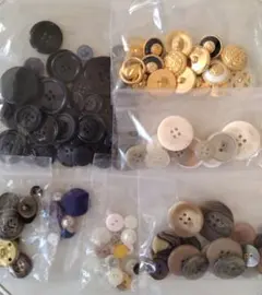 【全て未使用】多様なボタンセット