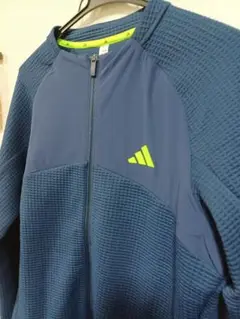 adidasゴルフフルジップジャケット　ネイビーM COLD.RDY