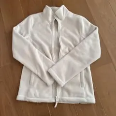UNIQLO フリースリバーシブルジャケット オフホワイト Mサイズ 未使用品