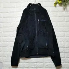 コロンビア（L）ブラック フリースボアジャケット ダブルジップ