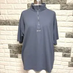 美品【RAGEBLUE】 レイジーブルーハーフジップ 半袖カットソー Mメンズ