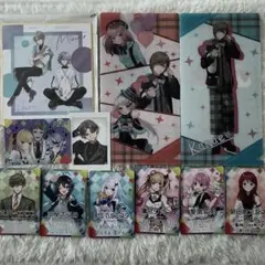 にじさんじ　ミニクリアファイル　ミニ色紙　にじさんじチップスカード他