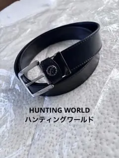 BVLGARI ベルト ブラック レザー シルバーバックル - メルカリ