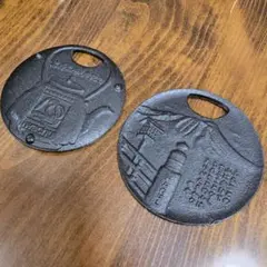 岩鋳　南部鉄器2個セット 栓抜き　工場見学鉄器品　文鎮のサムネイル