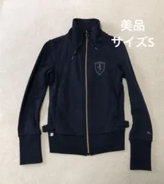 Ferrari PUMA ジップアップ　スウェットブルゾン　ハイネック　ネイビーのサムネイル