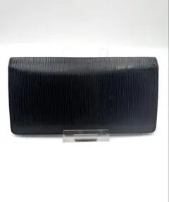ルイヴィトン　ポルトフォイユ ブラザ エピ ノワール ブラック　二つ折り長財布